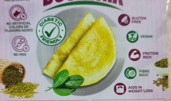 Green Moong Palak Dosa Mix Export